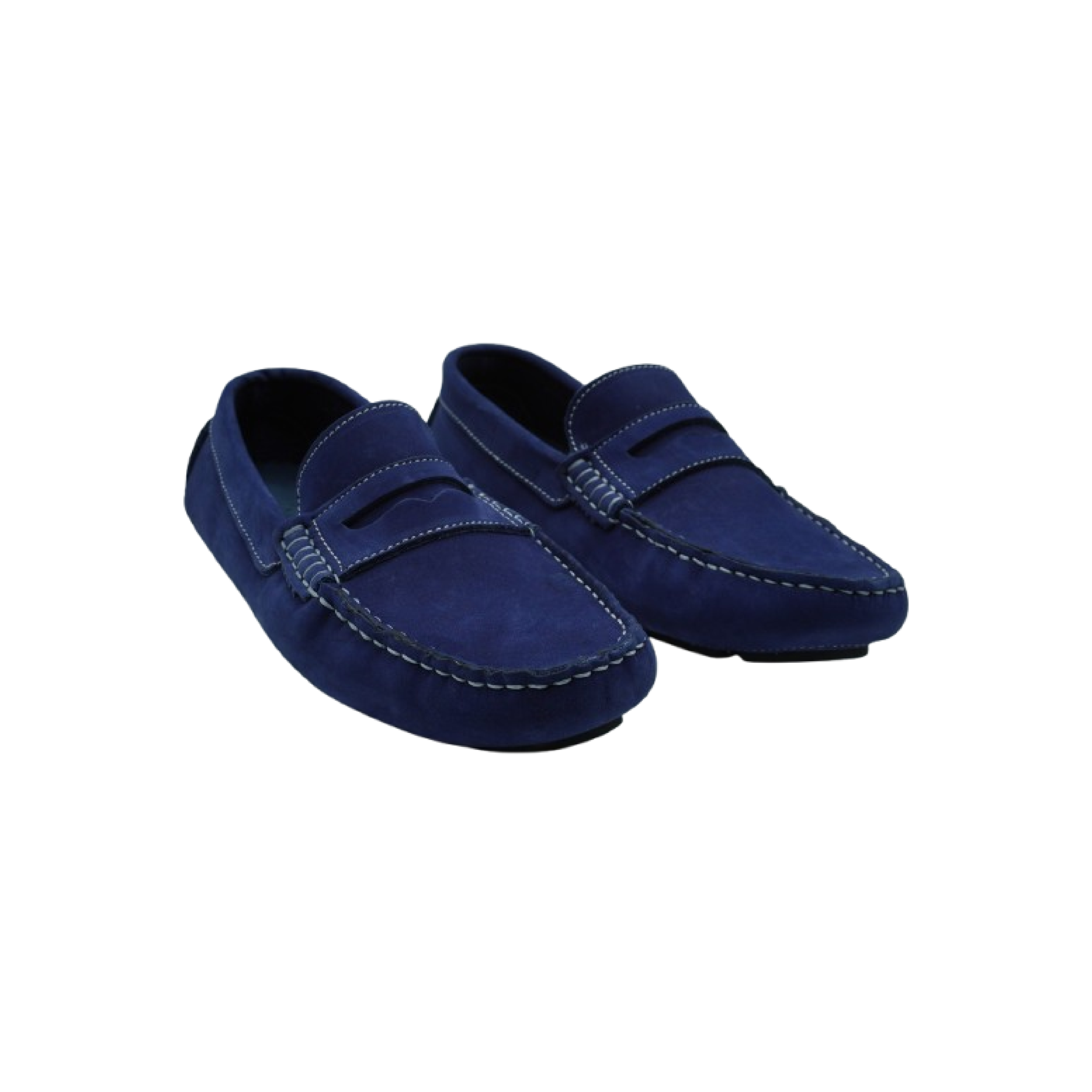 Image de Mocassins Hommes en Daim Bleu - Unbranded