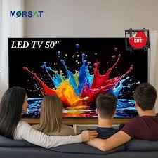 Image de Morsat Smart TV 50″ Android.14 4K UHD – Récepteur Intégré + TNT + HDMI + USB – Nouveau modèle - Unbranded