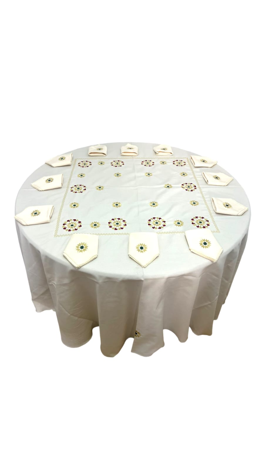 Image de Nappe Ronde avec Serviettes - Unbranded
