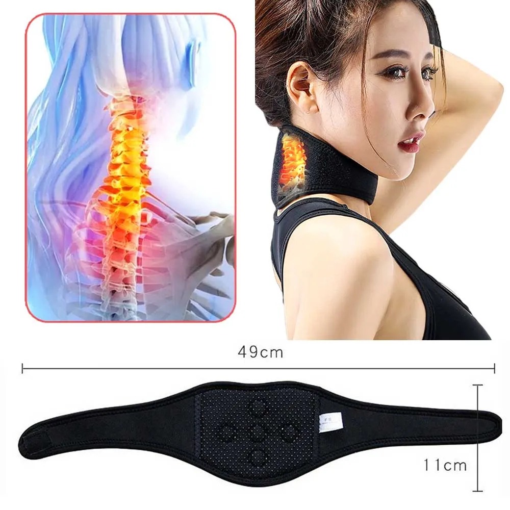 Image de Neck Brace - Collier de chauffage magnétique pour relaxation musculaire - Unbranded