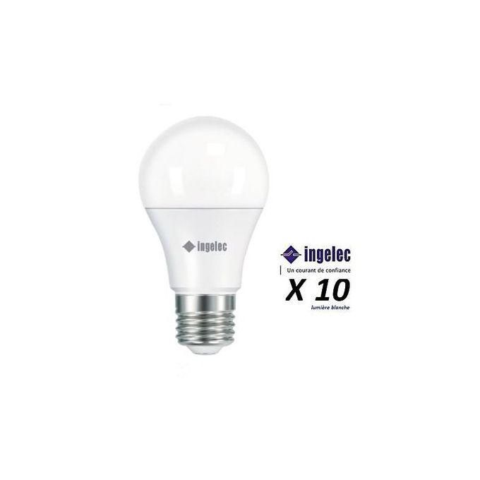 Image de Pack 10 Lampes Led ING Led 11W E27 économique - Unbranded