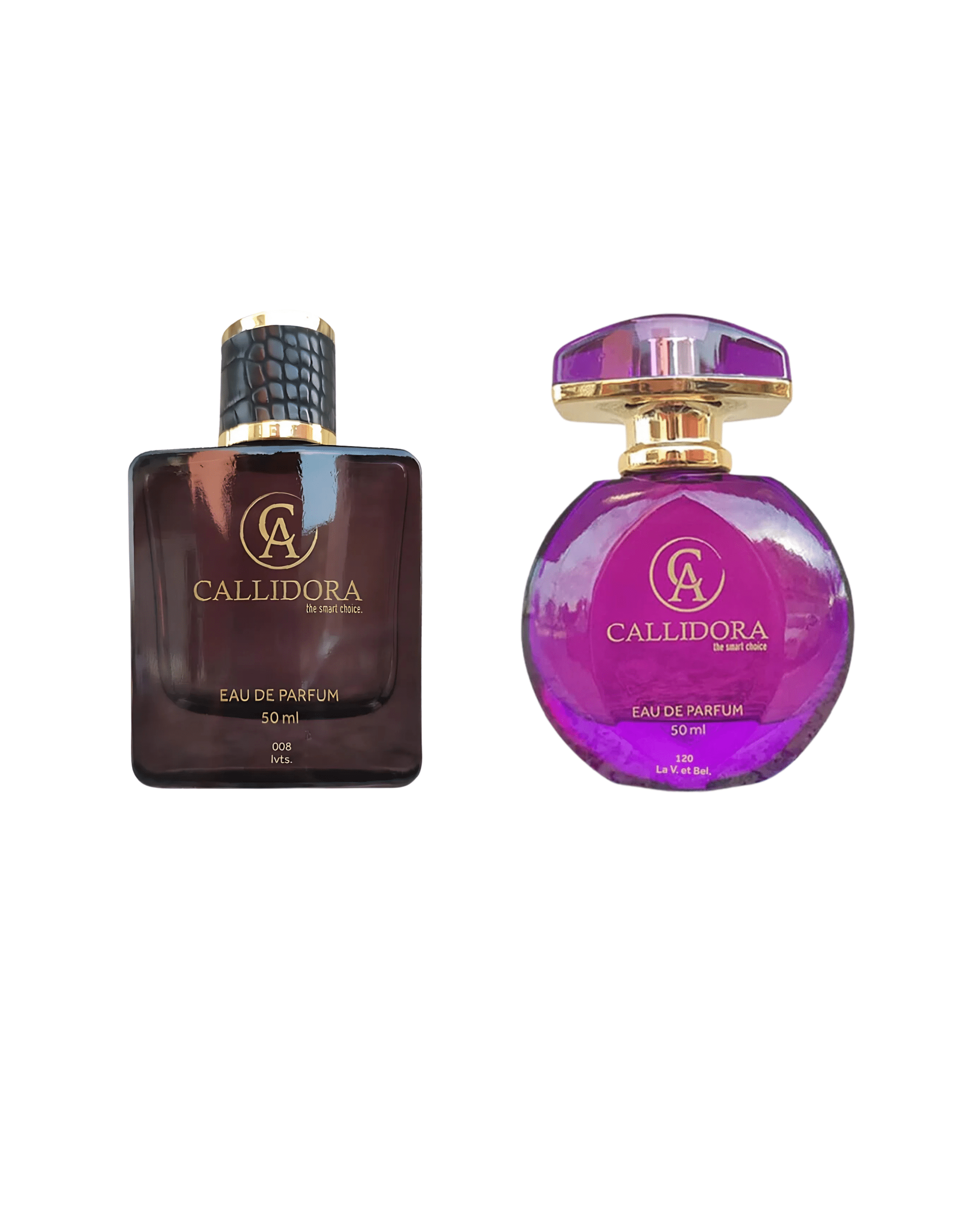 Image de PACK 2 PARFUMS CALLIDORA - 50ml pour (Homme et Femme) - Unbranded