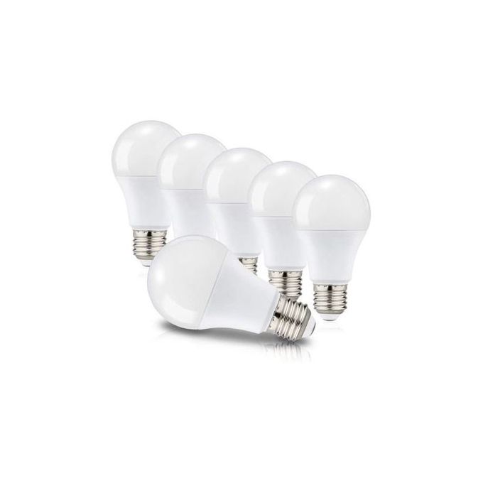 Image de PACK 6 Ampoules LED E27 A60 9W Equivalent à 60W, Culot E27 - Unbranded