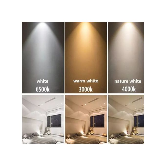 Image de Pack de 20 Spots LED 7W GU10 3000K - Unbranded