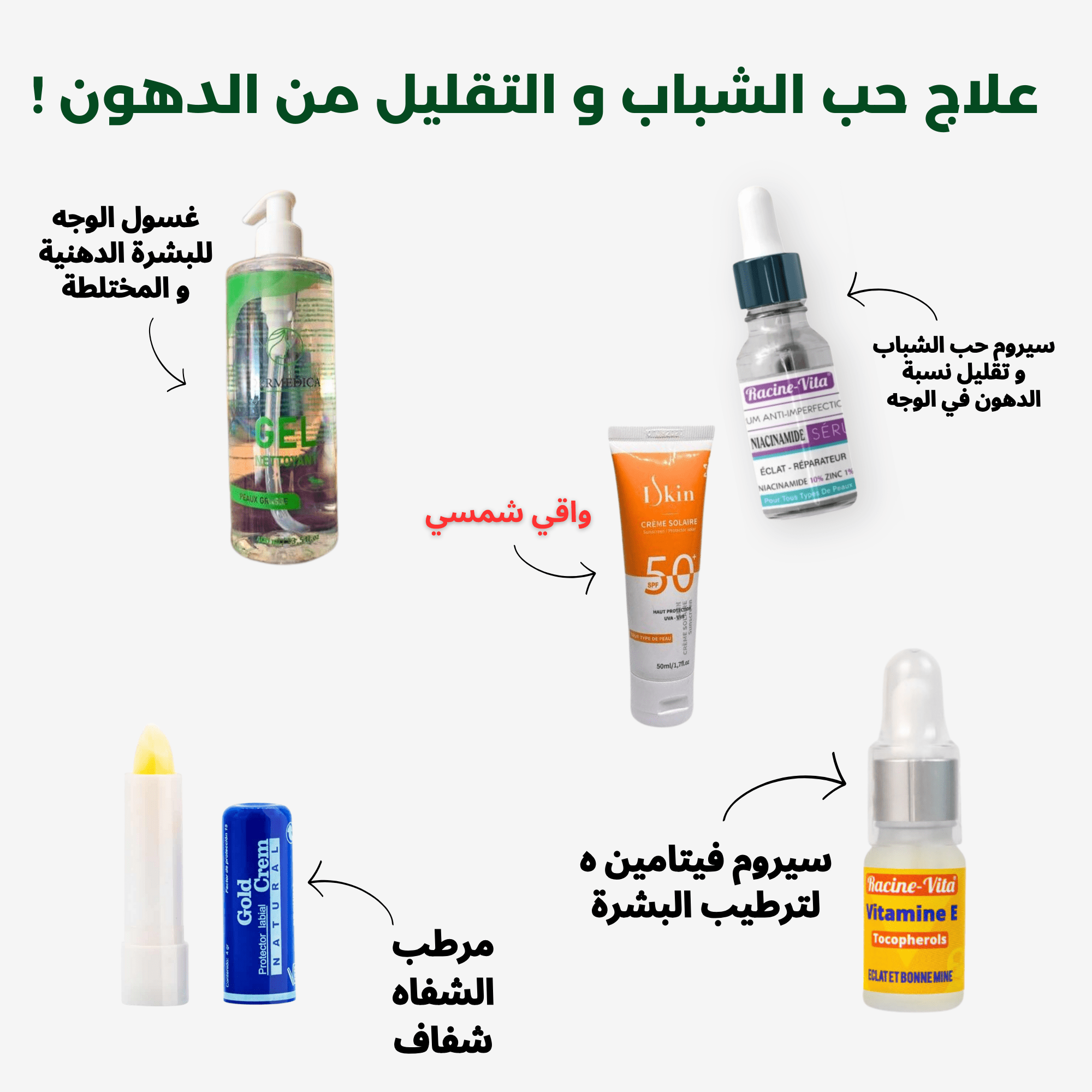 Image de Pack Soin Anti-Acné Complet - Unbranded