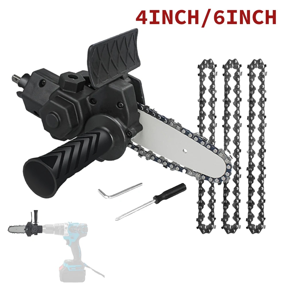 Image de Perceuse Électrique Convertie en Scie - Accessoire de Transformation Pratique - Unbranded