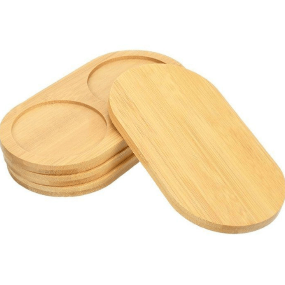 Image de Petit Plateau en bambou, plateau de comptoir de salle de bain, plateau de cuisine, - Unbranded