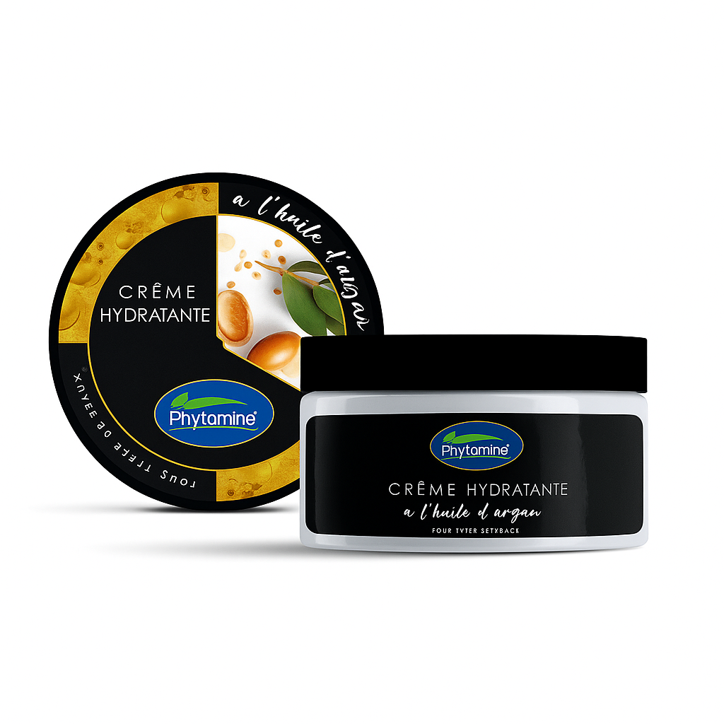 Phytamine Crème Hydratante à l’Huile d’Argan – 150g