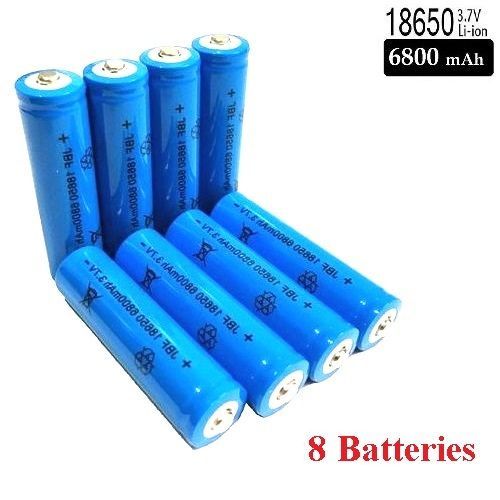 Image de PILLES rechargeable Li-ion 3.7v 18650 6800 mAh sans emballage Lot de 8 unités - Unbranded