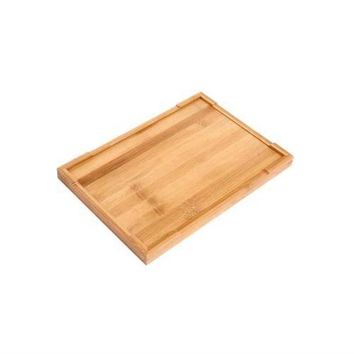 Image de Plateau - Bambou - Rectangulaire - 44x32 cm - Résistant à l'huile - Facile à nettoyer - Unbranded
