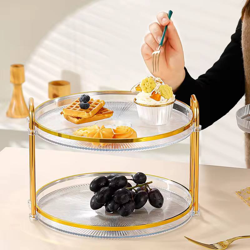 Image de Plateau Moderne À Deux Niveaux Avec Poignées - Unbranded