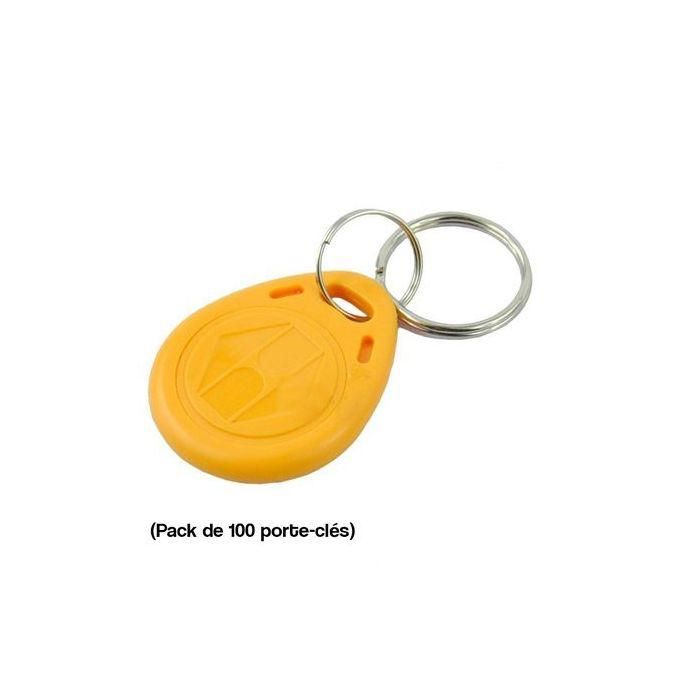 Image de Porte-clés d'accès sans contact RFID 125KHz (100 pièces jaune) - RFID TAG - Unbranded