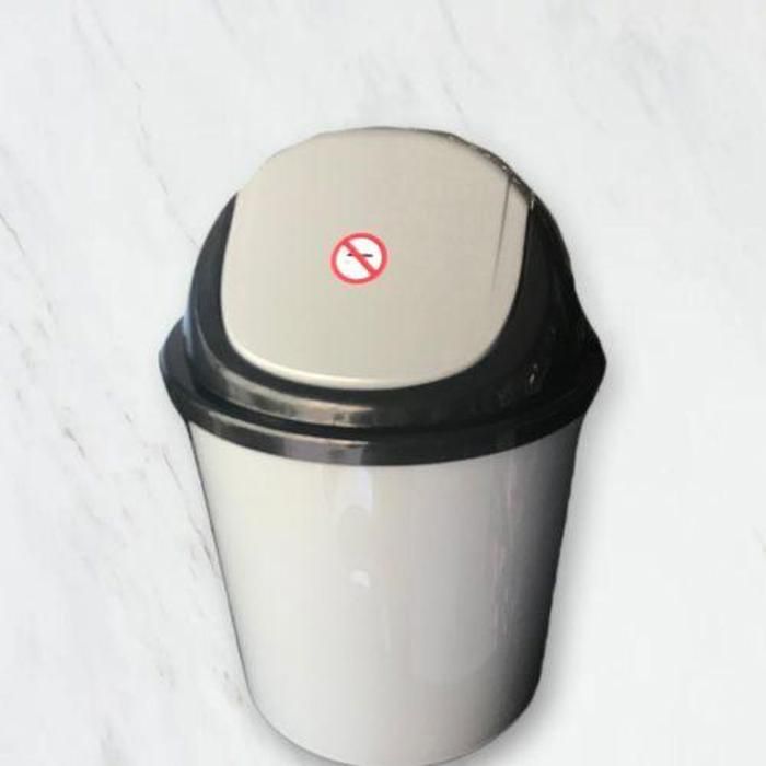 Image de Poubelle couvercle basculant 3l pour Cuisine, Bureau, Salle de Bain - Unbranded