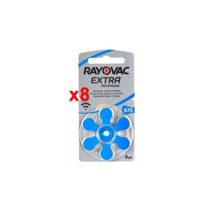 Image de Rayovac Piles auditives 675 Extra advanced Pack 1x8 - Unbranded