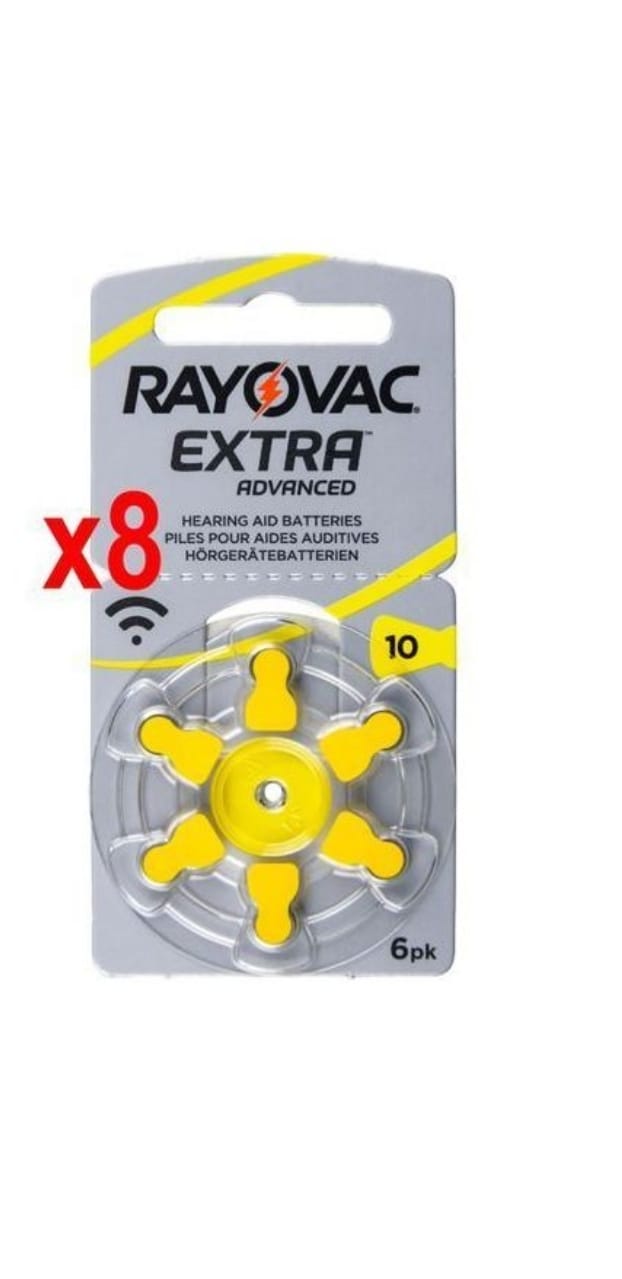 Image de Rayovac piles auditives Rayovac 10 Extra advanced Pack 1x8 - Unbranded