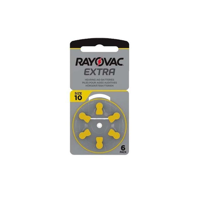 Image de Rayovac Piles pour aides auditives Zinc Air Performance A10