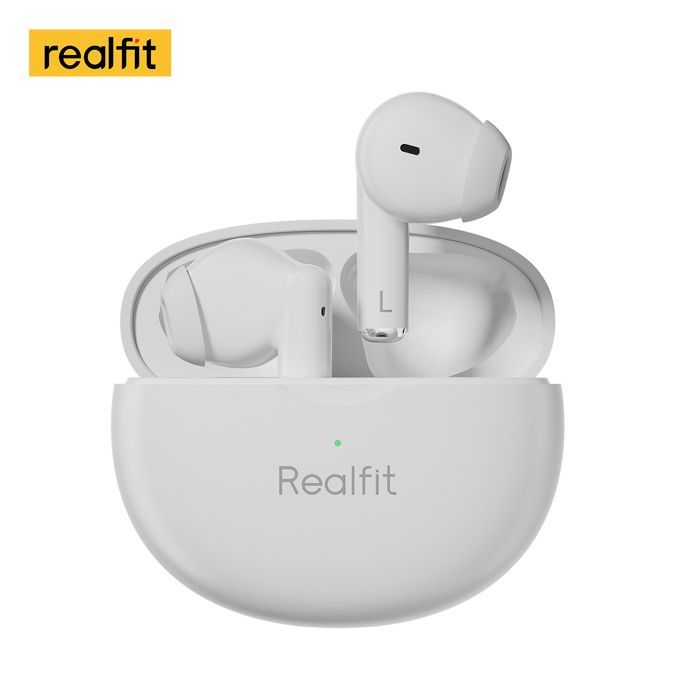 Image de Realfit F2 Pro ANC suppression Active du bruit Bluetooth couleur Blanc - Unbranded