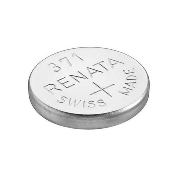 Image de Renata Pile Bouton 371, SR920SW 1.55 volts Argent 1.55v pour Montre // Blister 1 unitE - Unbranded