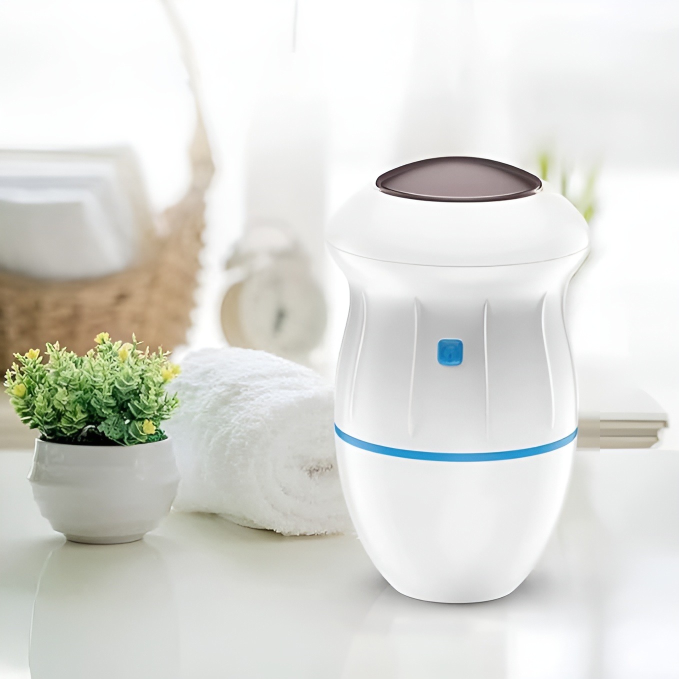 Image de Retoo Râpe Pieds Électrique, Exfoliant et Anti-Callosités, Rechargeable - Unbranded