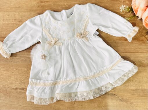 Image de Robe Flamenco en dentelle avec bandeau : coton biologique - Unbranded