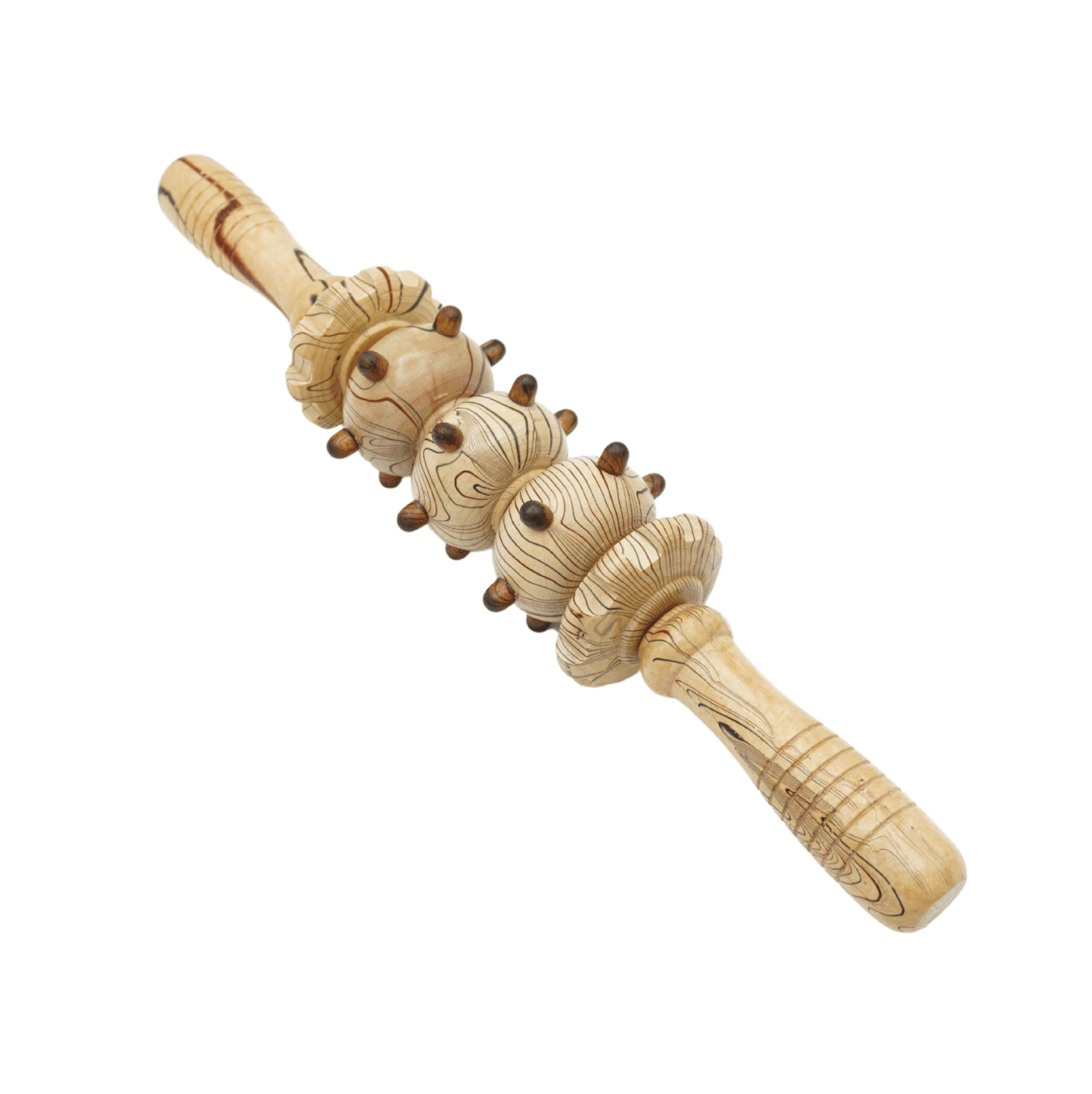 Rouleaux de massage en bois 3 roues