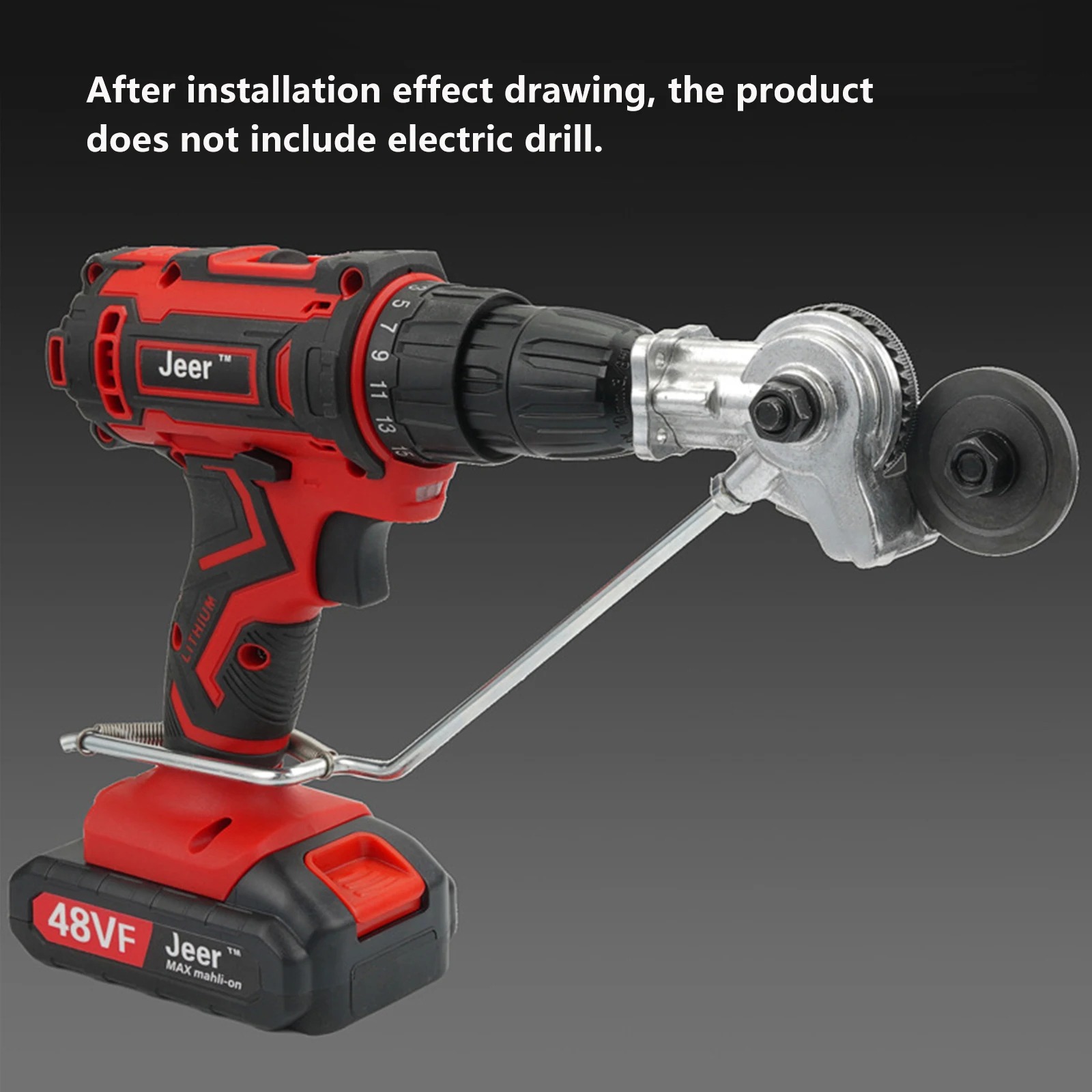 Image de SADIJPR Perceuse Électrique Manuelle - Outil Compact et Résistant - Unbranded