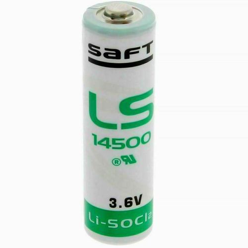 Image de Saft Pile 14500 3.6v Lithium Li-SOCI2 LS Sans Emballage// Batterie Taille AA 3.6vo - Unbranded