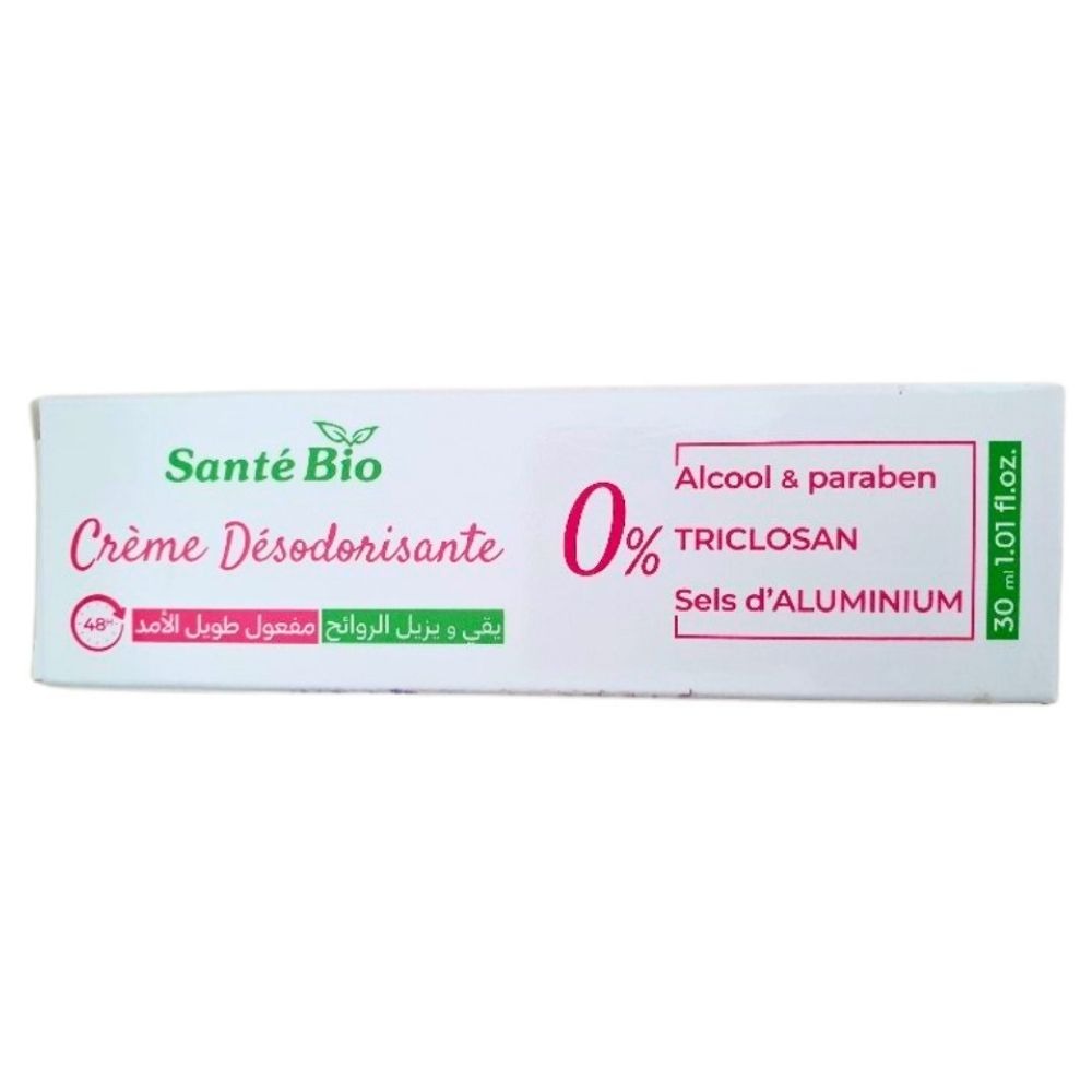 Santé Bio Crème Déodorisante - 30ml