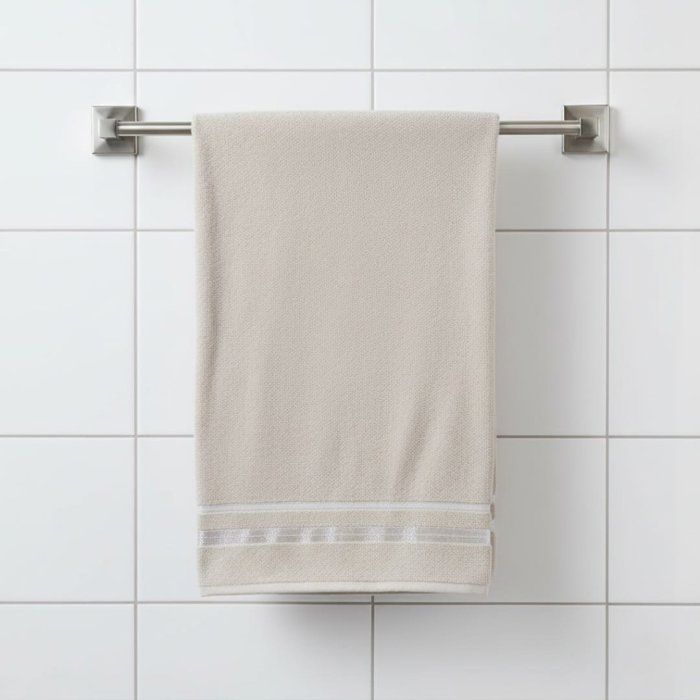 Serviette de toilette - AYA HOME - Beige - Douce - Absorbante - Lavable