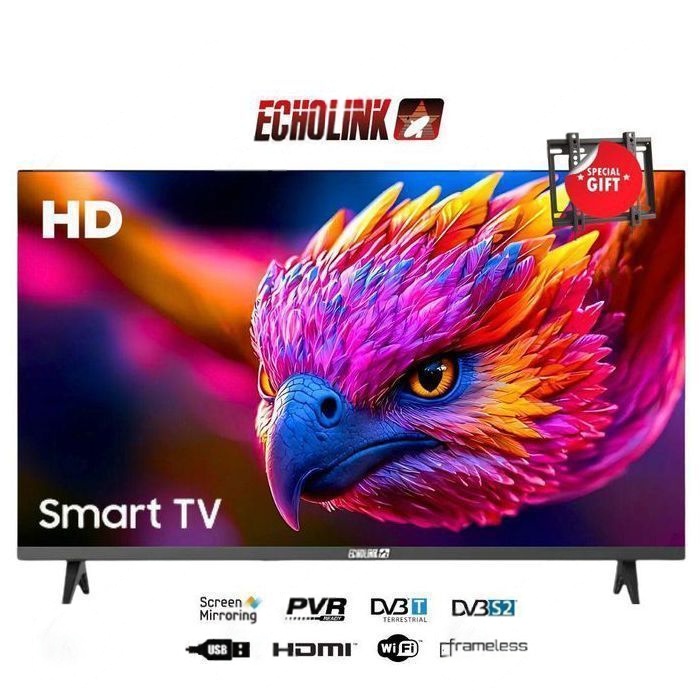 Smart TV 32" - ECHOLINK - Android 14 - HD Ready - Récepteur Intégré - 3 HDMI Ports