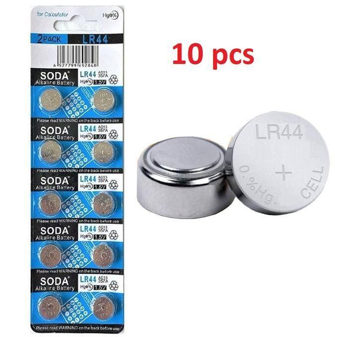 Image de Soda Lot 10 Piles LR44 / AG13 / G13A / 357 voltage 1.5V - Unbranded