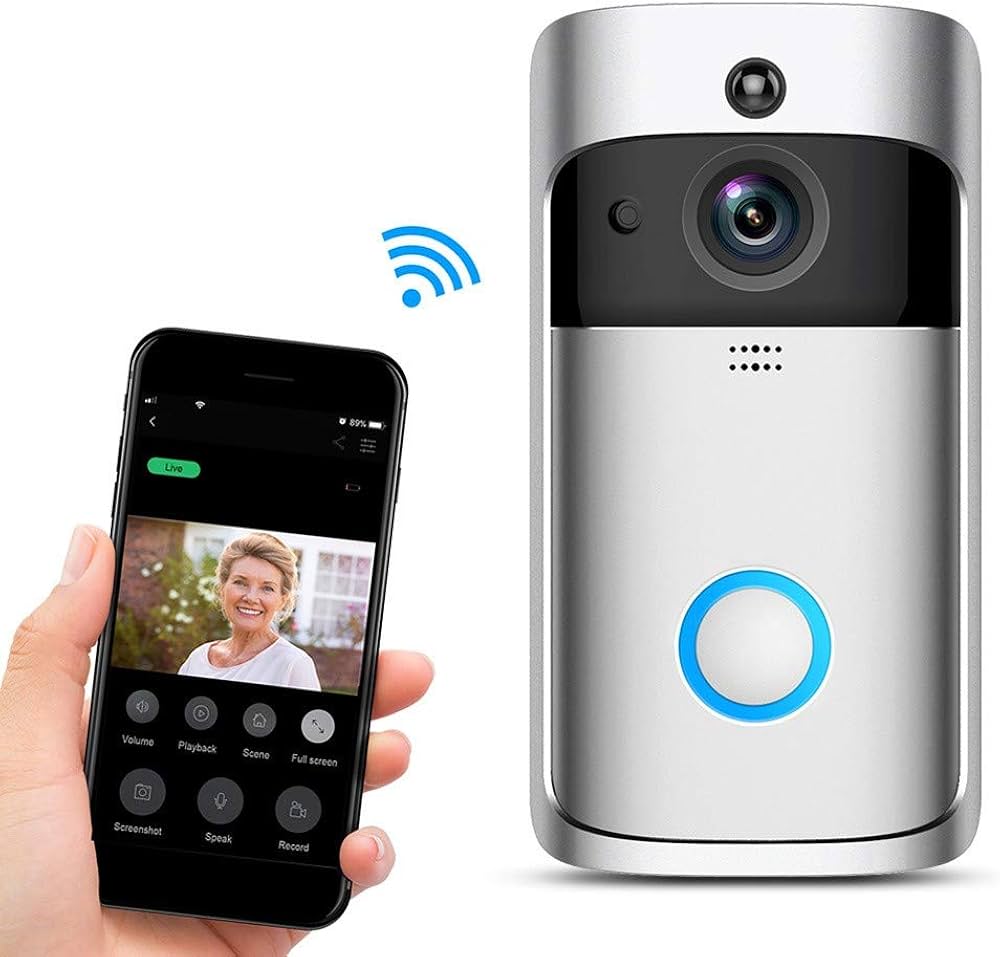 Sonnette Audio Vidéo Wi-Fi à distance