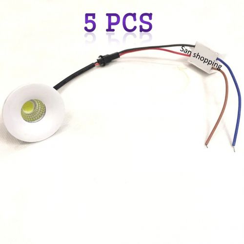 Image de Spot light 5 Pcs Mini Spot Light 3w LED Plafond Encastré Couleur blanche - Unbranded