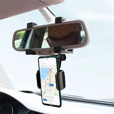 Image de Support de rétroviseur de voiture porte-téléphone Mobile et Support de Navigation - Unbranded