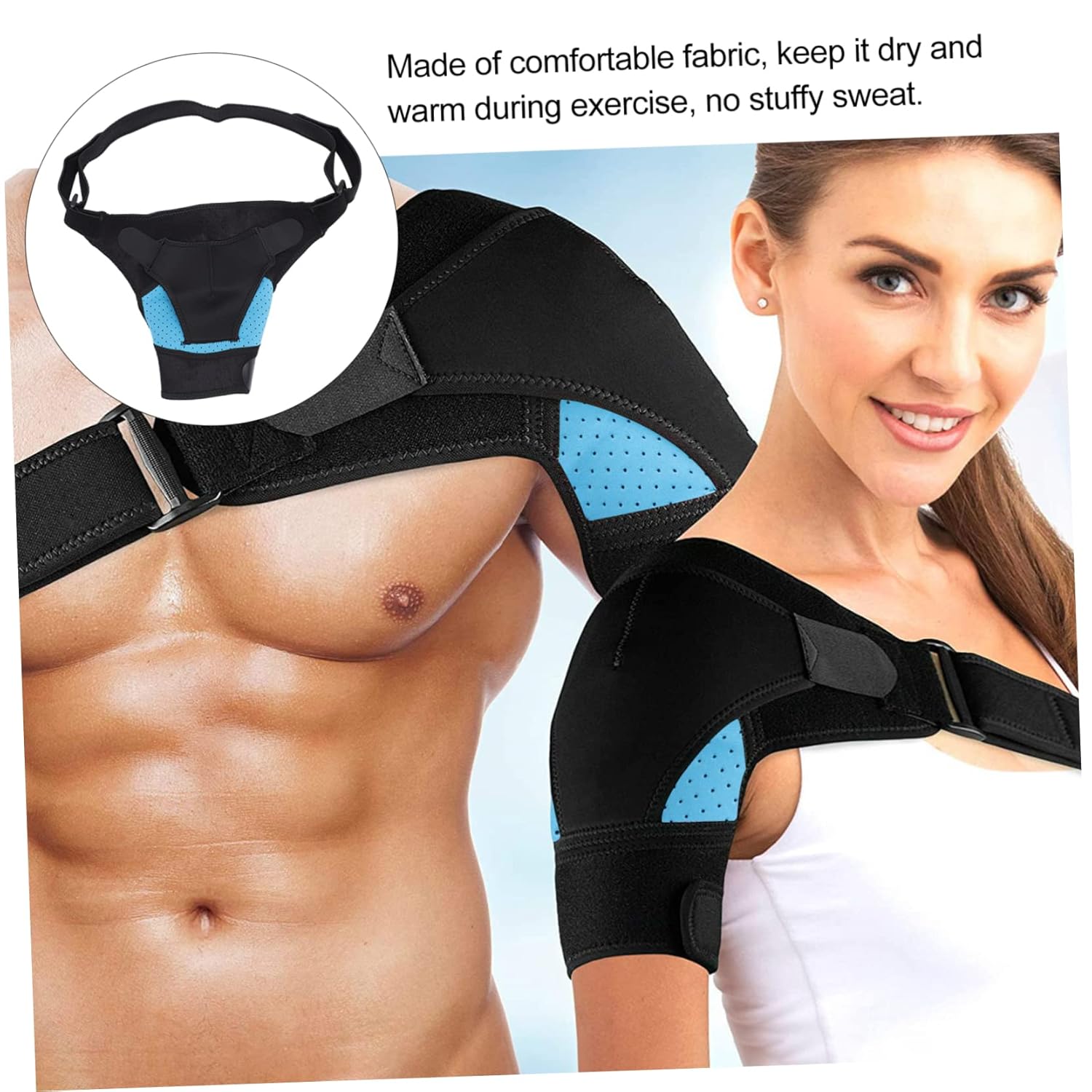 Image de Support d'épaule دعامة كتف رياضية - Unbranded