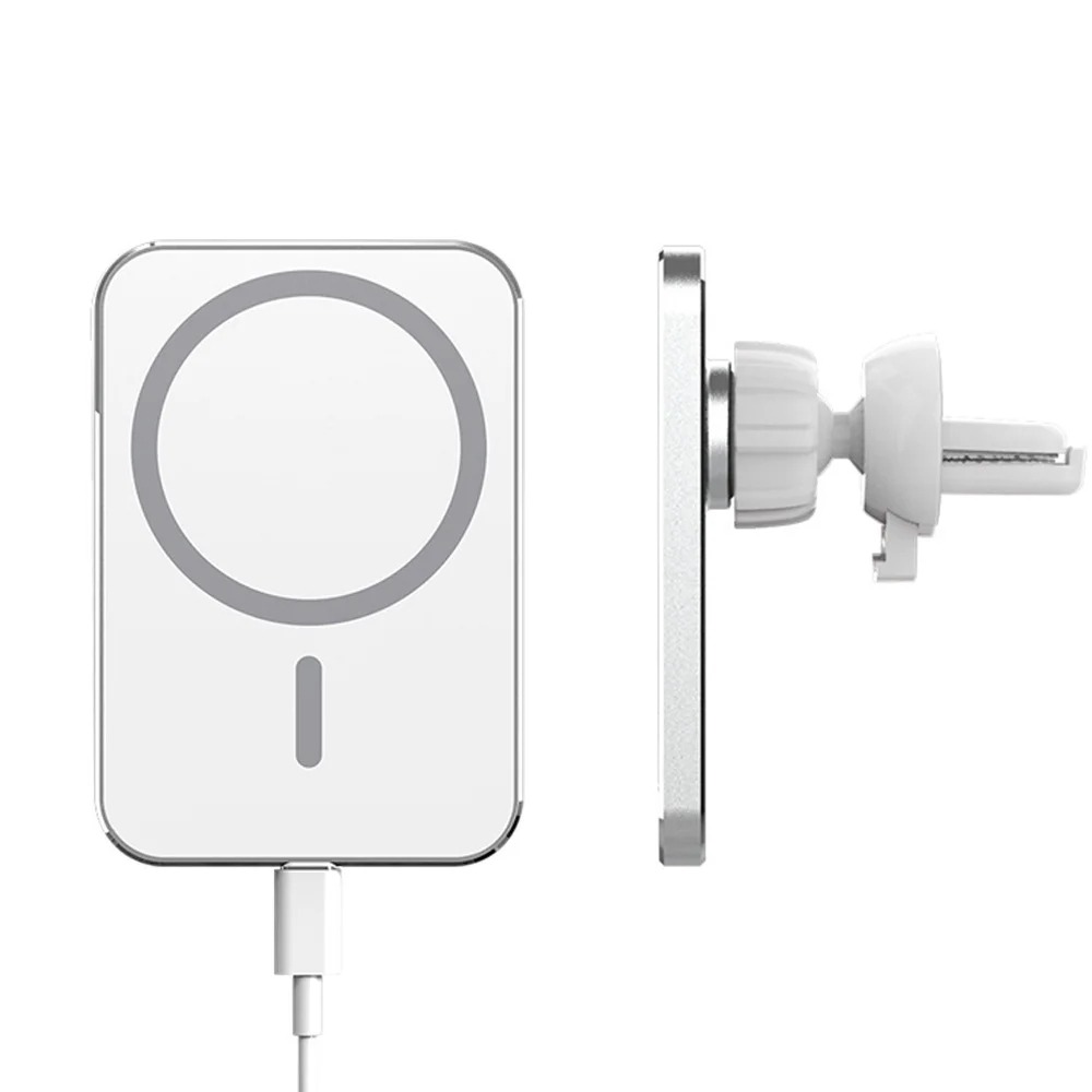 Image de Support magnétique pour voiture MagSafe, chargeur sans fil Qi rapide 15 W - Unbranded