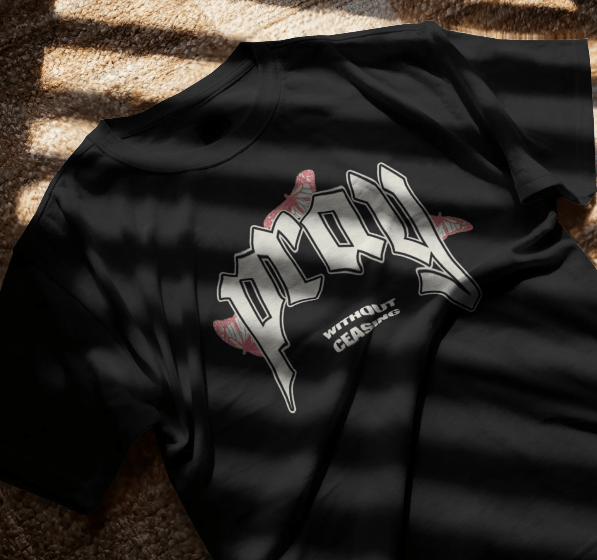 Image de T-shirt Pray &amp; Fly - Unbranded