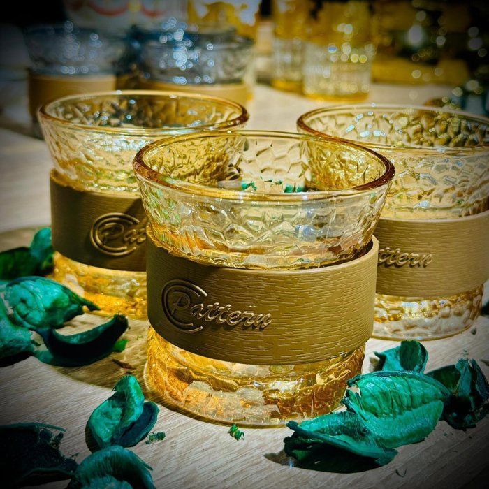 Image de Tasses à café - Anneau détachable - Beige doré - 6 pièces - Unbranded