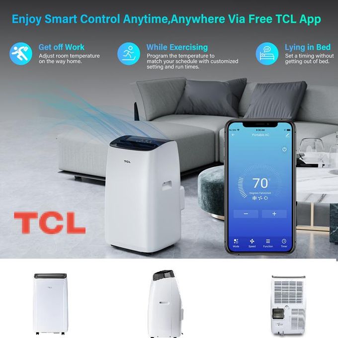 TCL Climatiseur 12000 BTU Mobile 4 en 1 Dual Motor filtres Direct-Wash, TAC-12CHPB/DM4