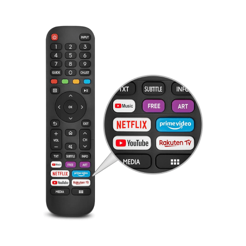 Image de Télécommande pour tv HISENSE - Unbranded