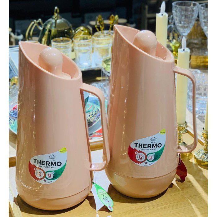 Image de Thermos 2 pieces 1L+500ML - bouteille isotherme Set de 2 Thermos couleurs aléatoires - Unbranded