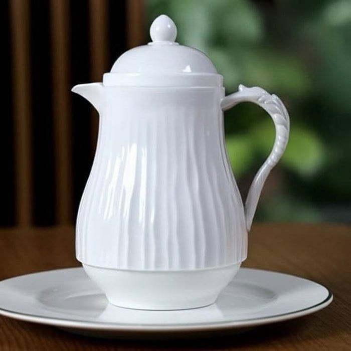 Image de Thermos -Pichet isotherme blanc torsadé - 300ML - Unbranded