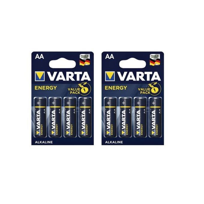 Image de VARTA PACK DE 8 PILES ALCALINE LR6 AA LONGLIFE 1.5 V - Unbranded