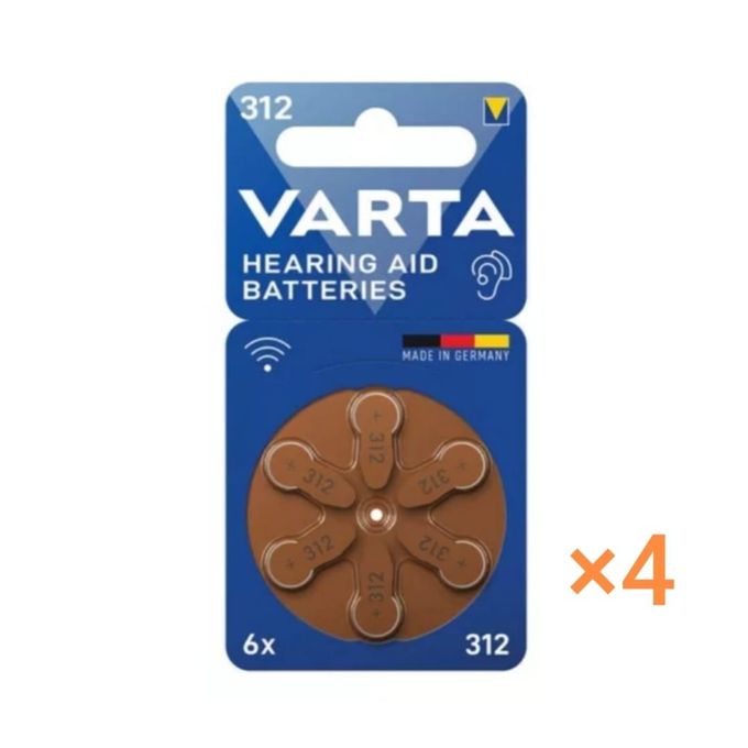 Image de VARTA Pile Auditive Haute Qualité Max Performance,4 Pack - Unbranded