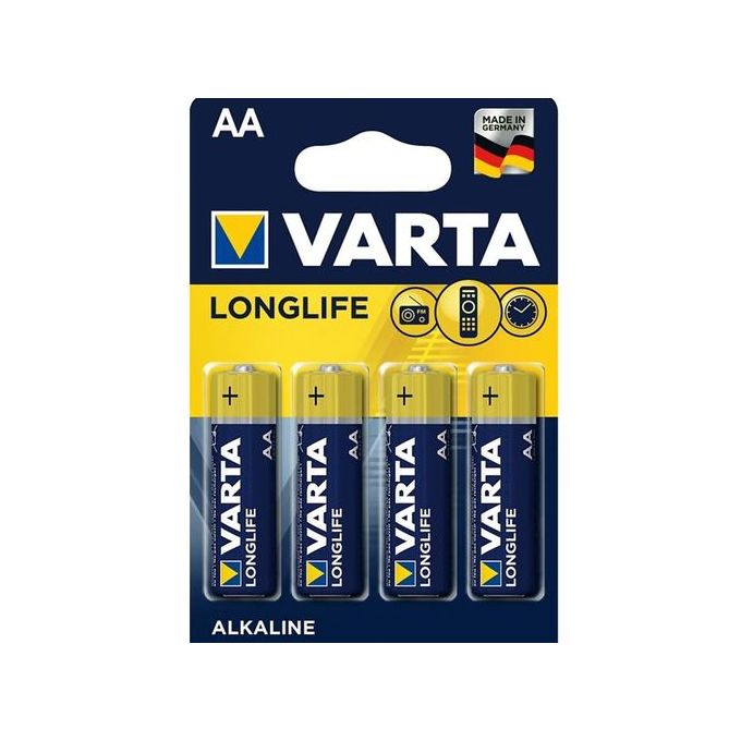 Image de VARTA Piles alcalines LR6 LONGLIFE AA X4 - Unbranded