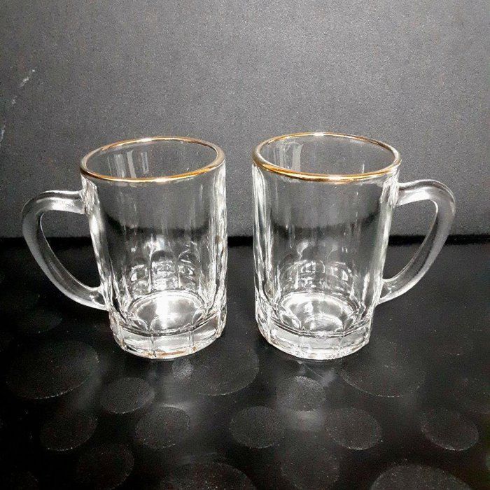 Image de Verre - Lot de 2 - Résistant au froid et à la chaleur - 300ML - Transparent - Unbranded