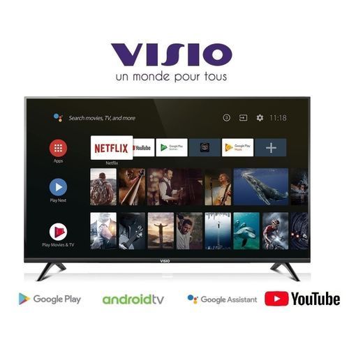 Image de Visio 32'' Smart TV - Récepteur Intégré + TNT - Cast Mirorring - Noir - Unbranded